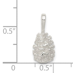 Sterling Silver Pinecone Charm