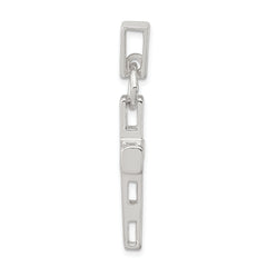 925 Sterling Silver Cross Pendant with Polished Finish and Anti-Tarnish Coating