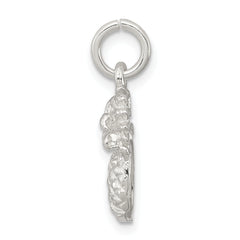 Sterling Silver 925 Pineapple Charm with Polished Anti-Tarnish Finish
