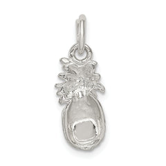 Sterling Silver 925 Pineapple Charm with Polished Anti-Tarnish Finish