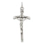 Crucifix Pendant in Sterling Silver, 38mm Antiqued - Sophia Jewelers