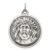 Sterling Silver Antiqued Ecce Homo Medal
