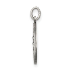 Sterling Silver 925 Our Lady of Perpetual Help Antiqued Medal Vintage Charm