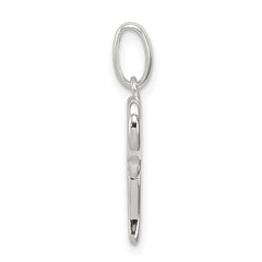 Sterling Silver 925 Chai Life Charm with Polished Anti-Tarnish Finish