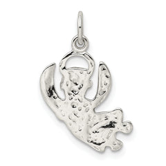 Sterling Silver 925 Angel Charm with Polished Anti-Tarnish Finish