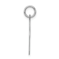 Sterling Silver 925 Polished Musical Note Charm for Elegant Jewelry