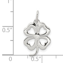 Sophia Jewelers 925 Sterling Silver Polished 4-Leaf Clover Charm