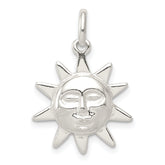 Sterling Silver Sun Charm