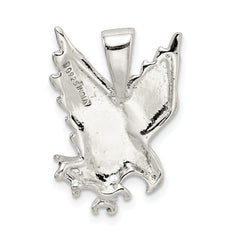 Sterling Silver 925 Eagle Pendant with Anti-Tarnish Solid Design