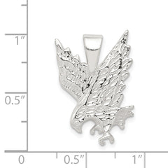 Sterling Silver 925 Eagle Pendant with Anti-Tarnish Solid Design
