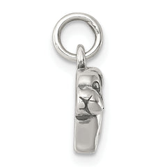 Sterling Silver 925 Dog Charm Casted Solid Elegant Design by Sophia Jewelers