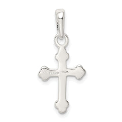 Sophia Jewelers Sterling Silver 925 Polished Cross Pendant Elegant Design