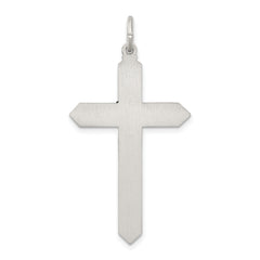Sterling Silver 925 Antiqued Birthstone Cross Pendant for November