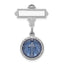 Sophia Jewelers Sterling Silver Rhodium-Plated Miraculous Medal Unisex Pin
