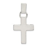 Sterling Silver Hammered Latin Cross Pendant