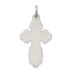 Sophia Jewelers 925 Sterling Silver Orthodox Cross Charm with Polished Finish