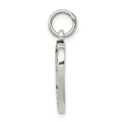 Sophia Jewelers Antique 925 Sterling Silver Heart Charm Pendant