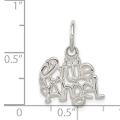 Sterling Silver 925 Angel Charm with Polished Anti-Tarnish Finish