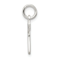 Sterling Silver 925 Boy Charm with Polished Solid Finish