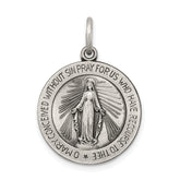 Sterling Silver Antiqued Miraculous Medal