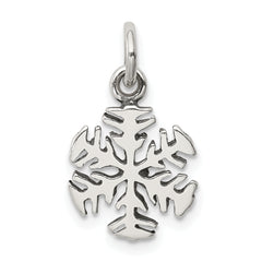 Sterling Silver Antique Snowflake Charm