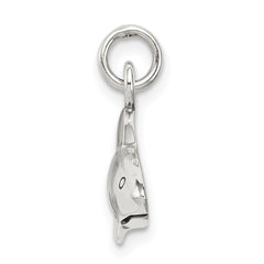 Sterling Silver 925 Antique Shark Charm for Men Solid Cast Design