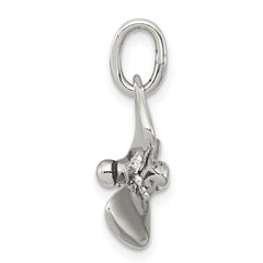 Sterling Silver 925 Polished Boat Propeller Charm for Men