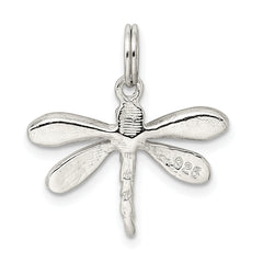 Sterling Silver Dragonfly Pendant with Austrian Crystals Rhodium-Plated