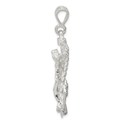 Sterling Silver 925 Mariner Cross Pendant with Polished Finish and Anti-Tarnish Coating