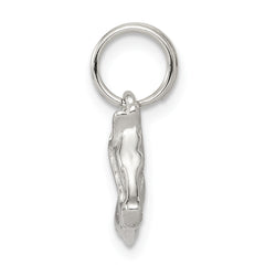 Sterling Silver 925 Horse Head Charm with Bridle Polished Finish