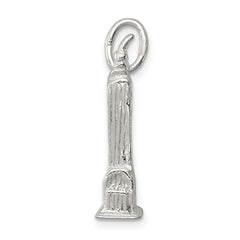 Sterling Silver 925 Empire State Building Charm Solid Casted Pendant