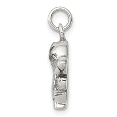Sterling Silver 925 St. Bernard Charm with Antique Finish