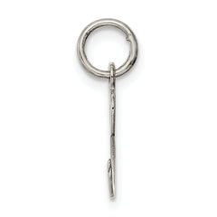 Sophia Jewelers Sterling Silver Initial C Charm Rhodium-Plated Elegance