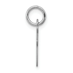 Sophia Jewelers Sterling Silver Initial I Charm with Rhodium Elegance