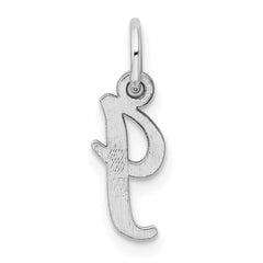 Sophia Jewelers Sterling Silver Initial I Charm with Rhodium Elegance