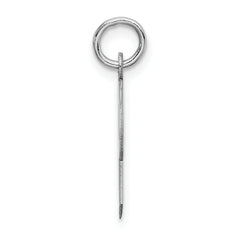 Sophia Jewelers Sterling Silver Charm P Initial Rhodium Elegance