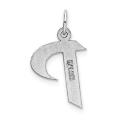 Sophia Jewelers Sterling Silver Charm P Initial Rhodium Elegance