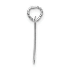 Sophia Jewelers 925 Silver Rhodium W Initial Charm Elegant Artisan Design