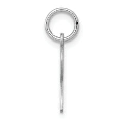 Sophia Jewelers Rhodium-Plated Sterling Silver Initial R Charm Pendant