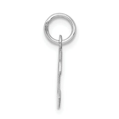 Sophia Jewelers Sterling Silver C Initial Charm Rhodium-Plated Elegant Design