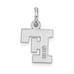 Sophia Jewelers Sterling Silver Rhodium-Plated Initial F Charm