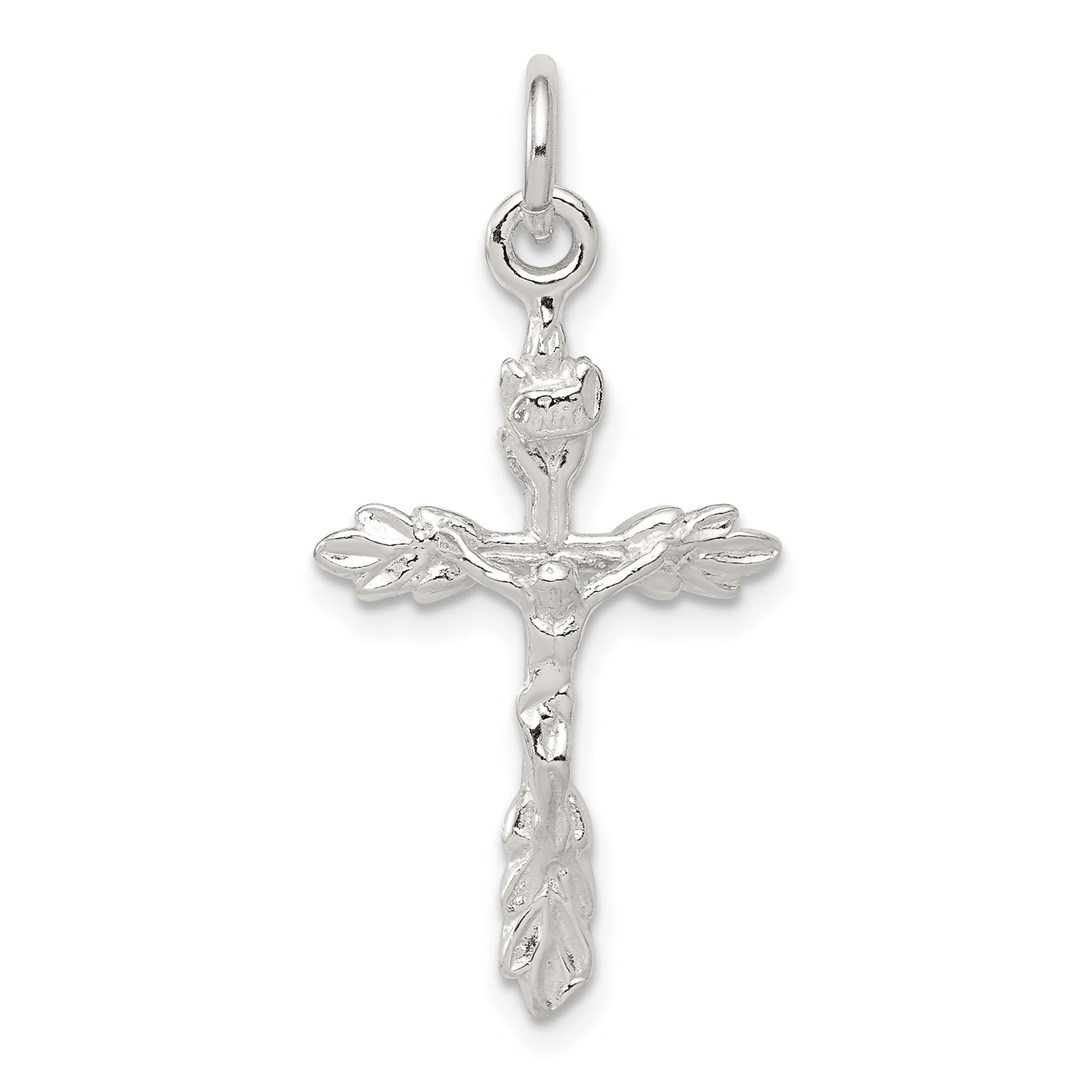 Sterling Silver INRI Crucifix Charm