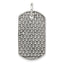 Sterling Silver Dog Tag Pendant