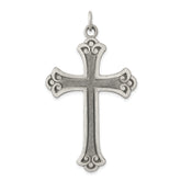 Sterling Silver Antiqued Cross Pendant
