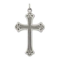 Sterling Silver Antiqued Cross Pendant