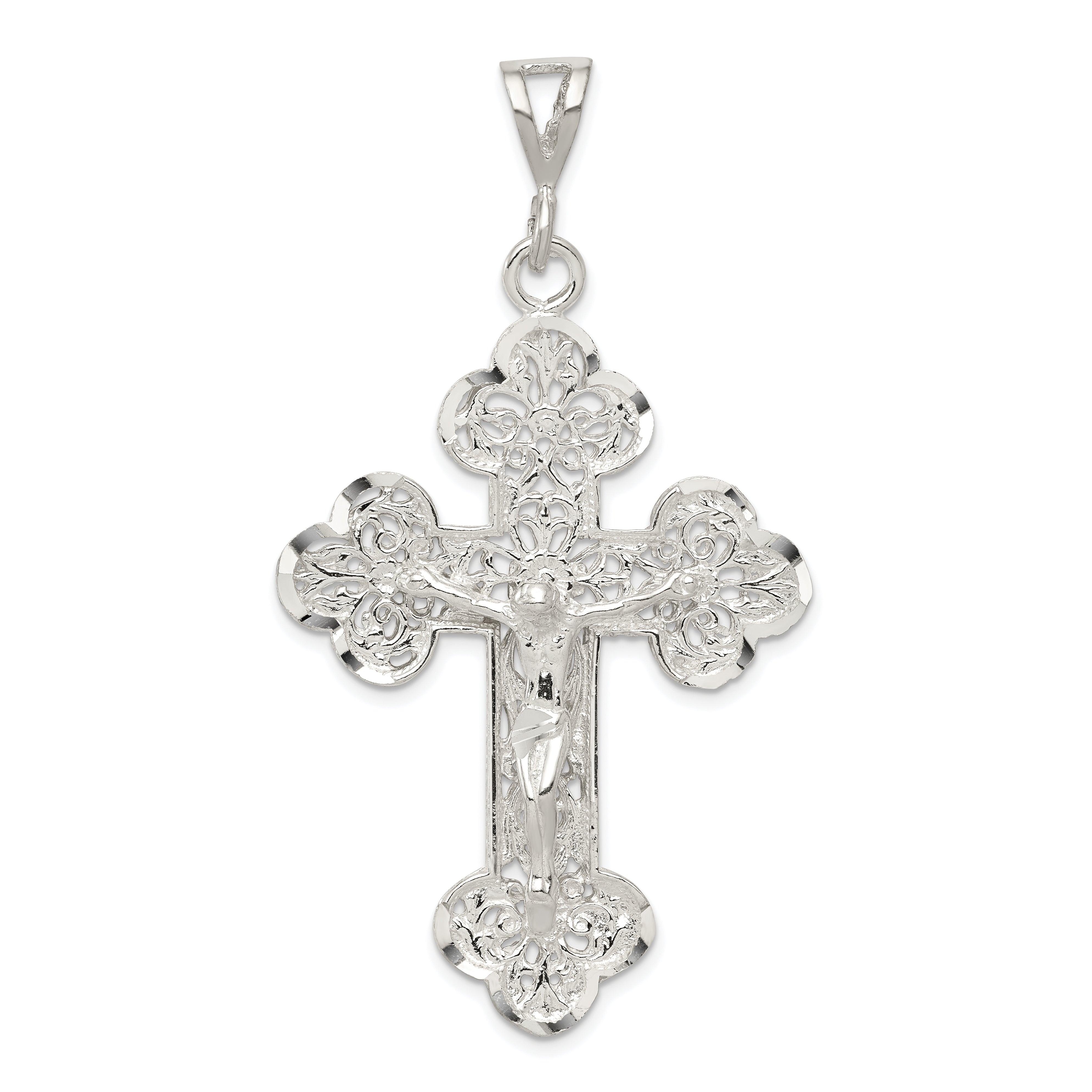 Sterling Silver Crucifix Pendant