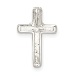 Sterling Silver 925 Cross Pendant for Children with Polished Finish