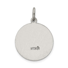 Sterling Silver 925 Antiqued Divino Nino Pendant Vintage Inspired