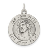 Sterling Silver Antiqued Ecce Homo Medal
