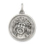 Sterling Silver Antiqued Ecce Homo Medal